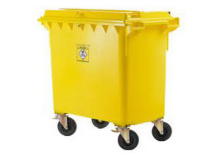 Clinical waste wheeled bins